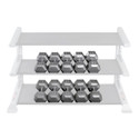 Body-Solid 6-Sided Iron Dumbbell Set