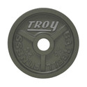 Troy Gray Machined Olympic Plate - 25 lb