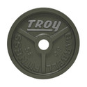 Troy Gray Machined Olympic Plate - 35 lb
