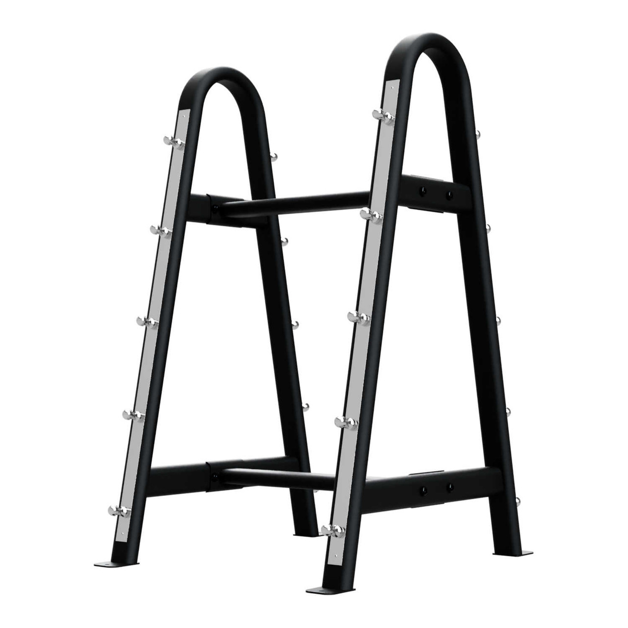 Troy (20-110 lb) 12-Sided Rubber Barbells & Rack | Gtech Fitness