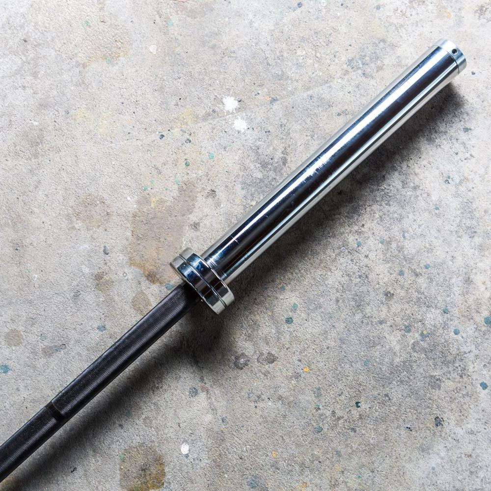 York Barbell (#32120) 7' Black Oxide Olympic Bar | Gtech Fitness