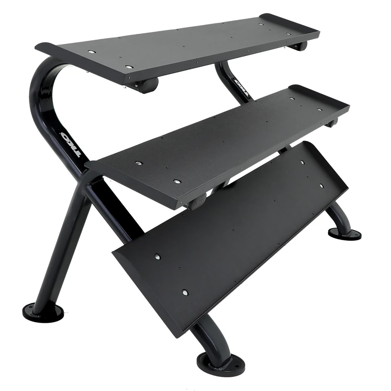 TKO (#890HDR-BK) 3-Tier Dumbbell Rack | Gtech Fitness