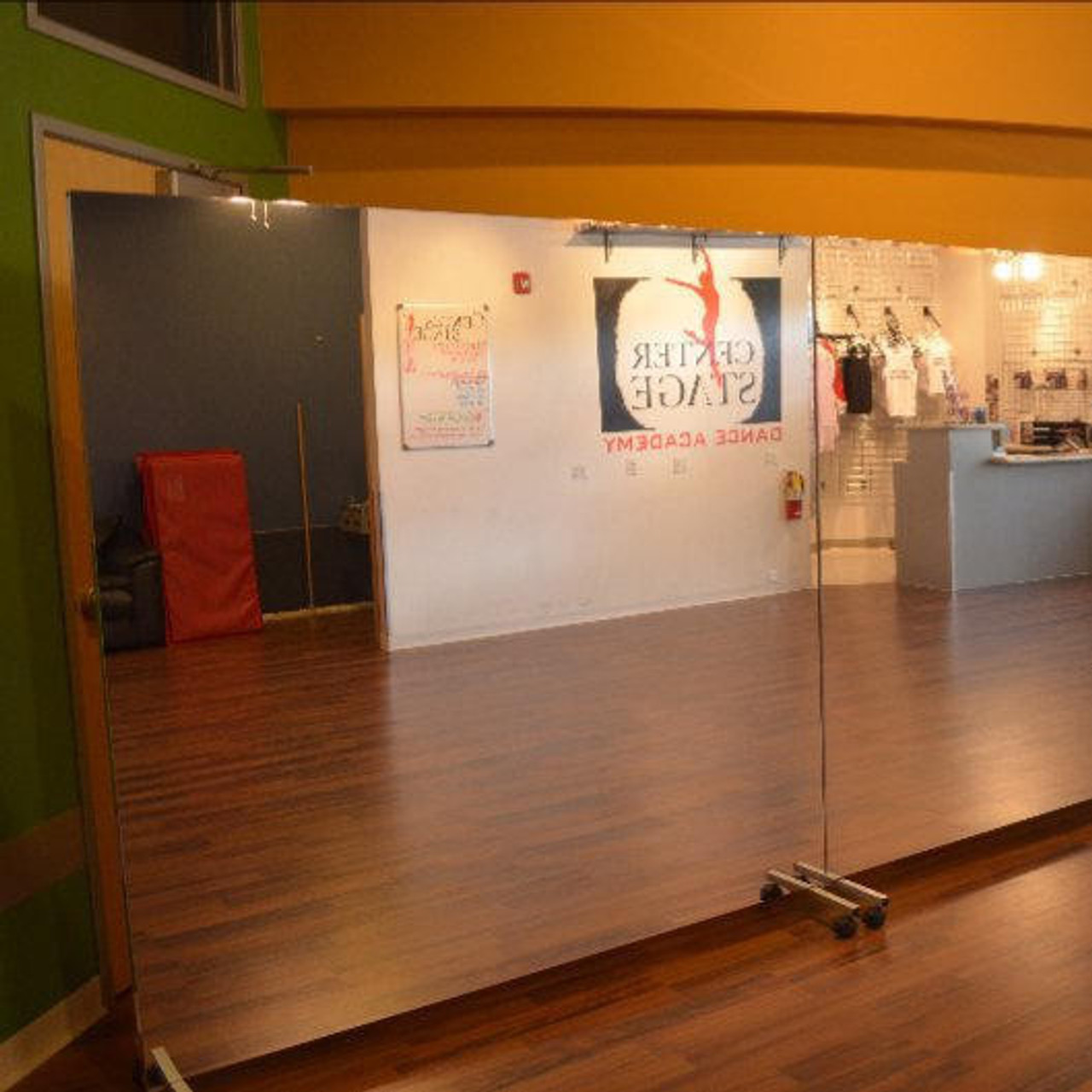 Glassless Rolling Dance Studio Mirrors Gtech Fitness