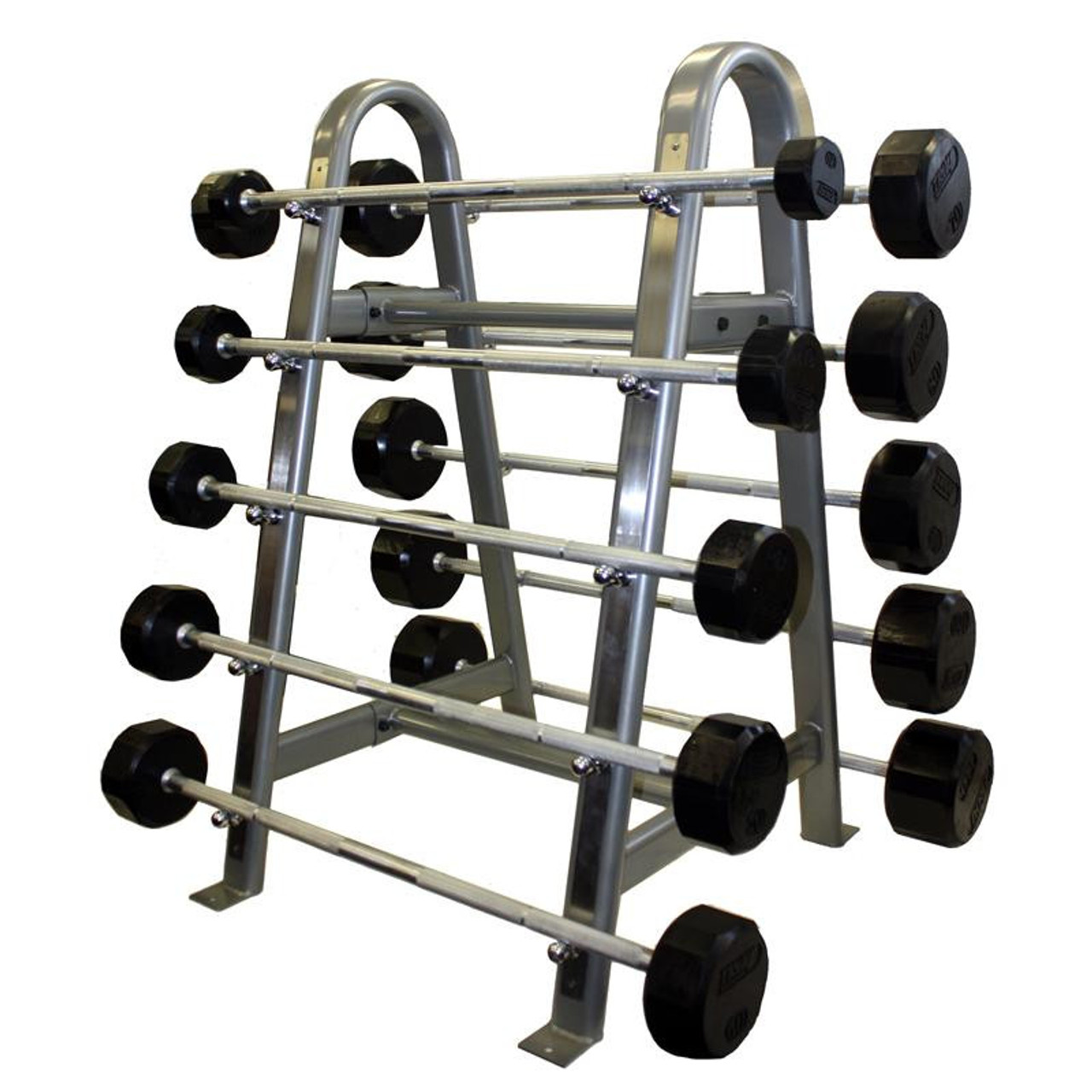 barbell and weights