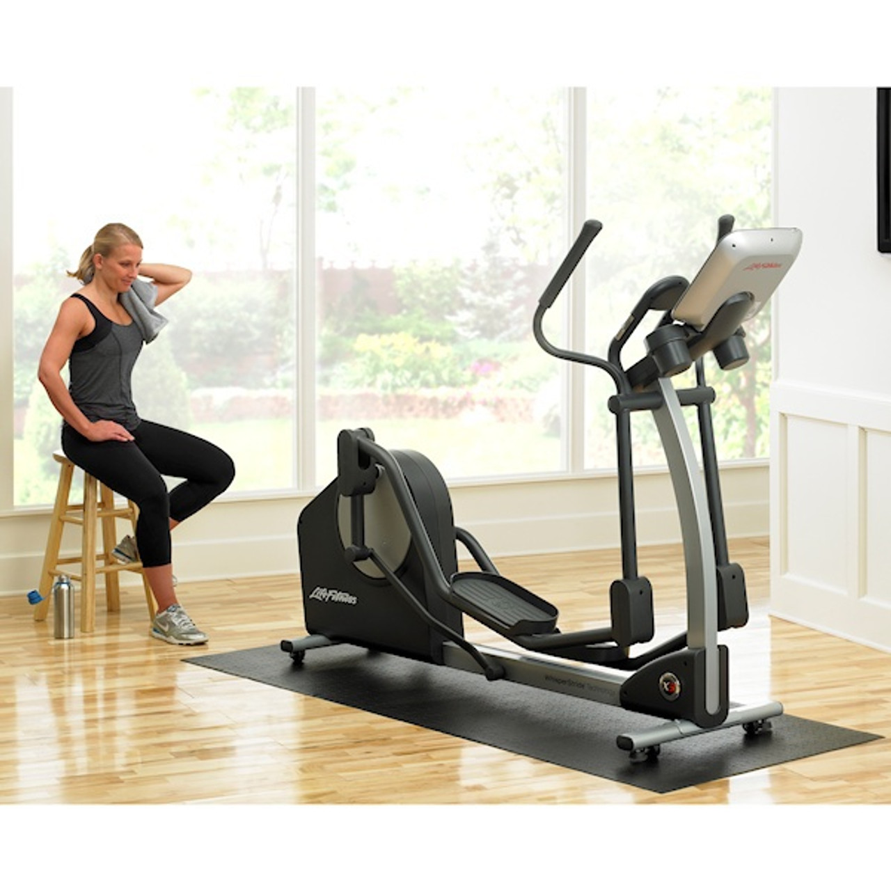 elliptical mat