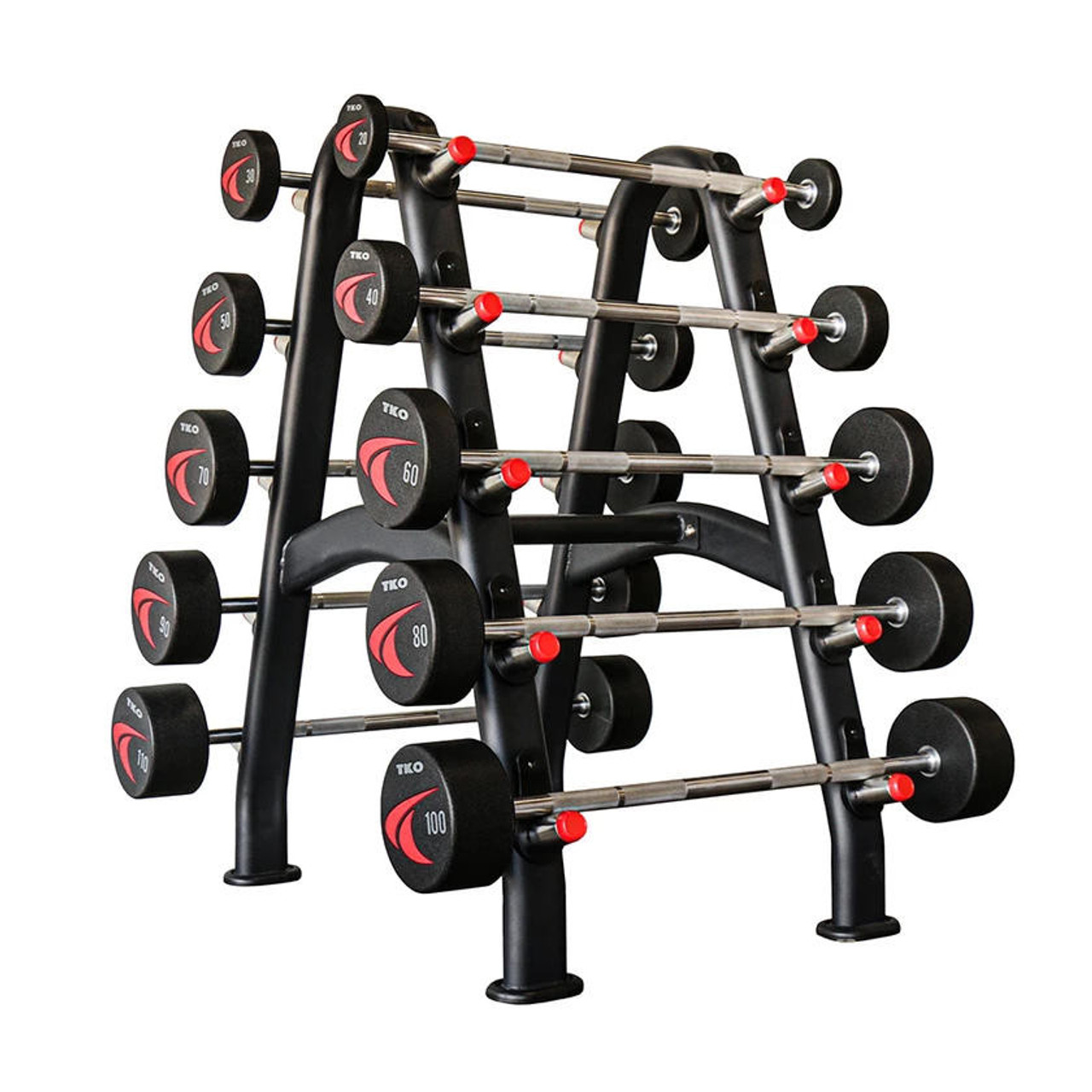 barbell set with rack