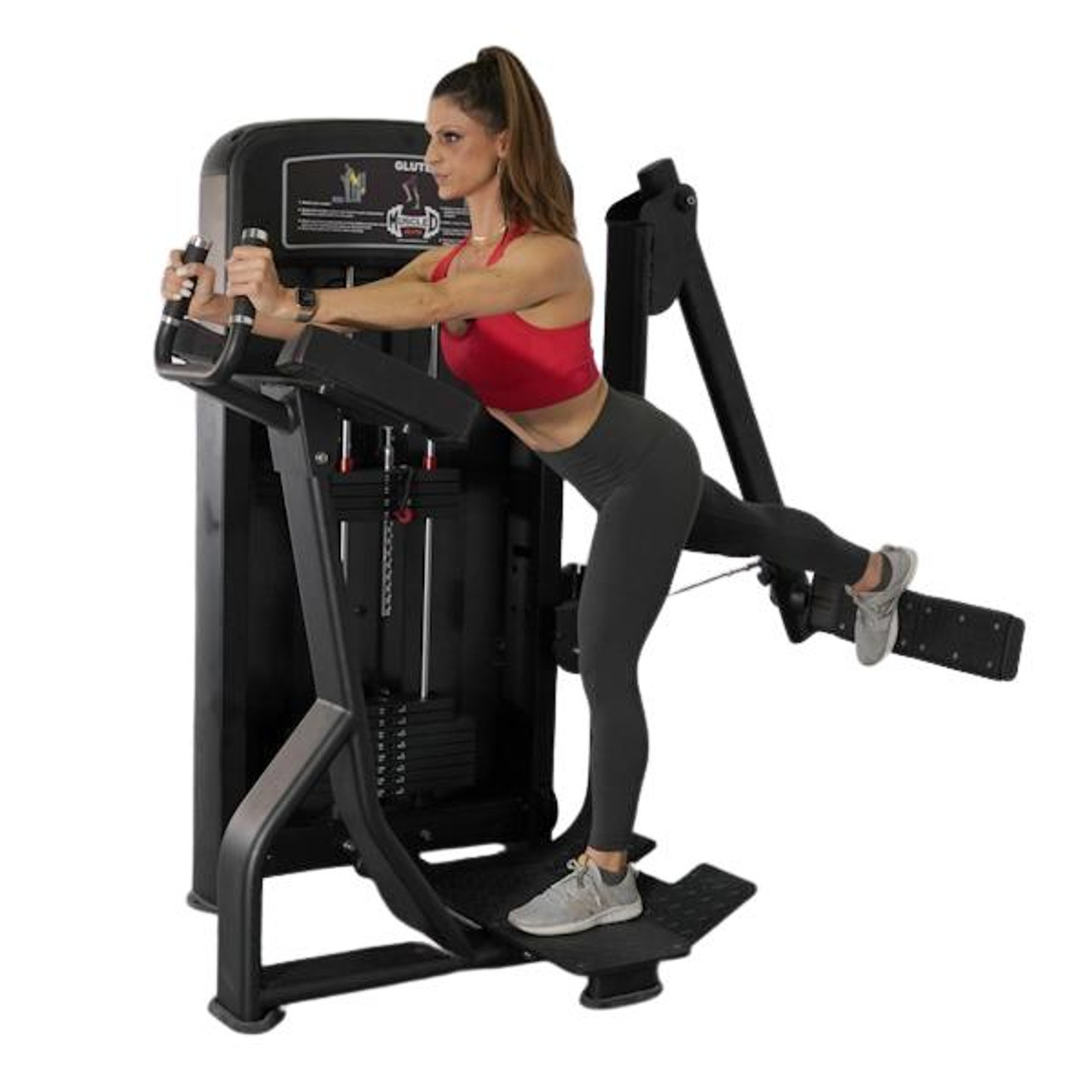 Kickback Machine Cable Kickbacks With Resistance Band Cable