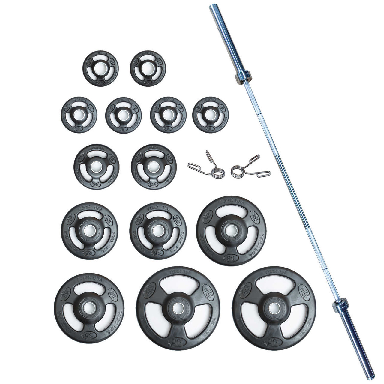 York Barbell Iso-Grip Olympic Plate - Thumbnail 3