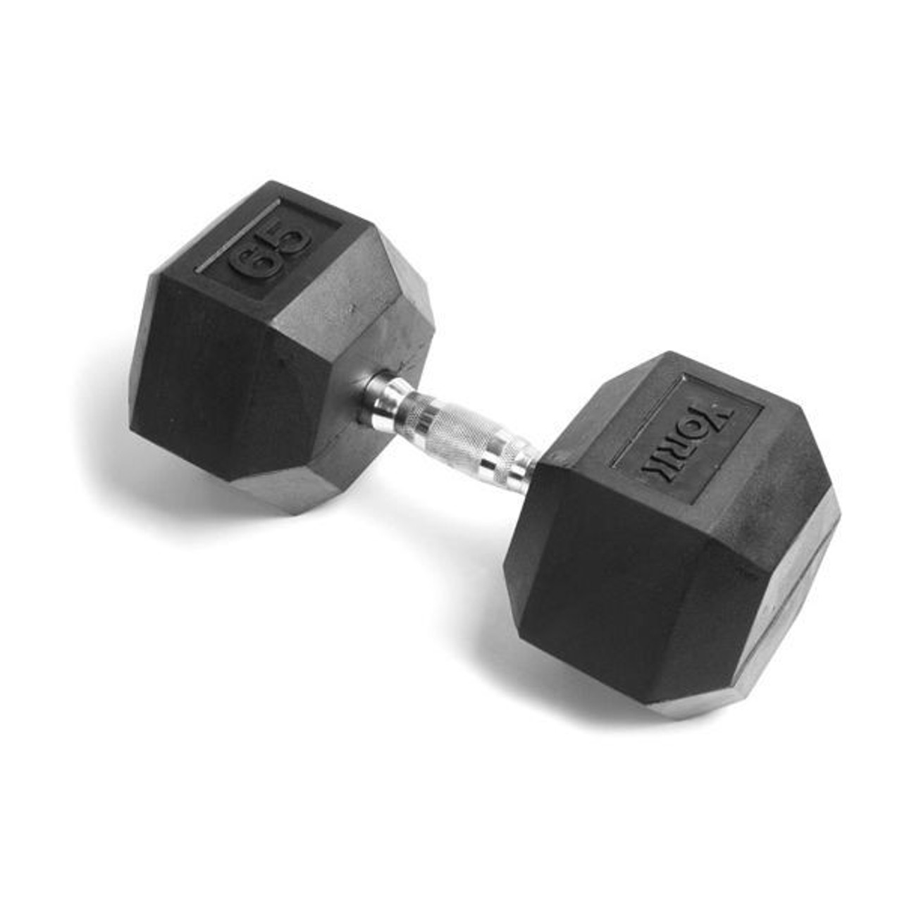 York Rubber Hex Dumbbells