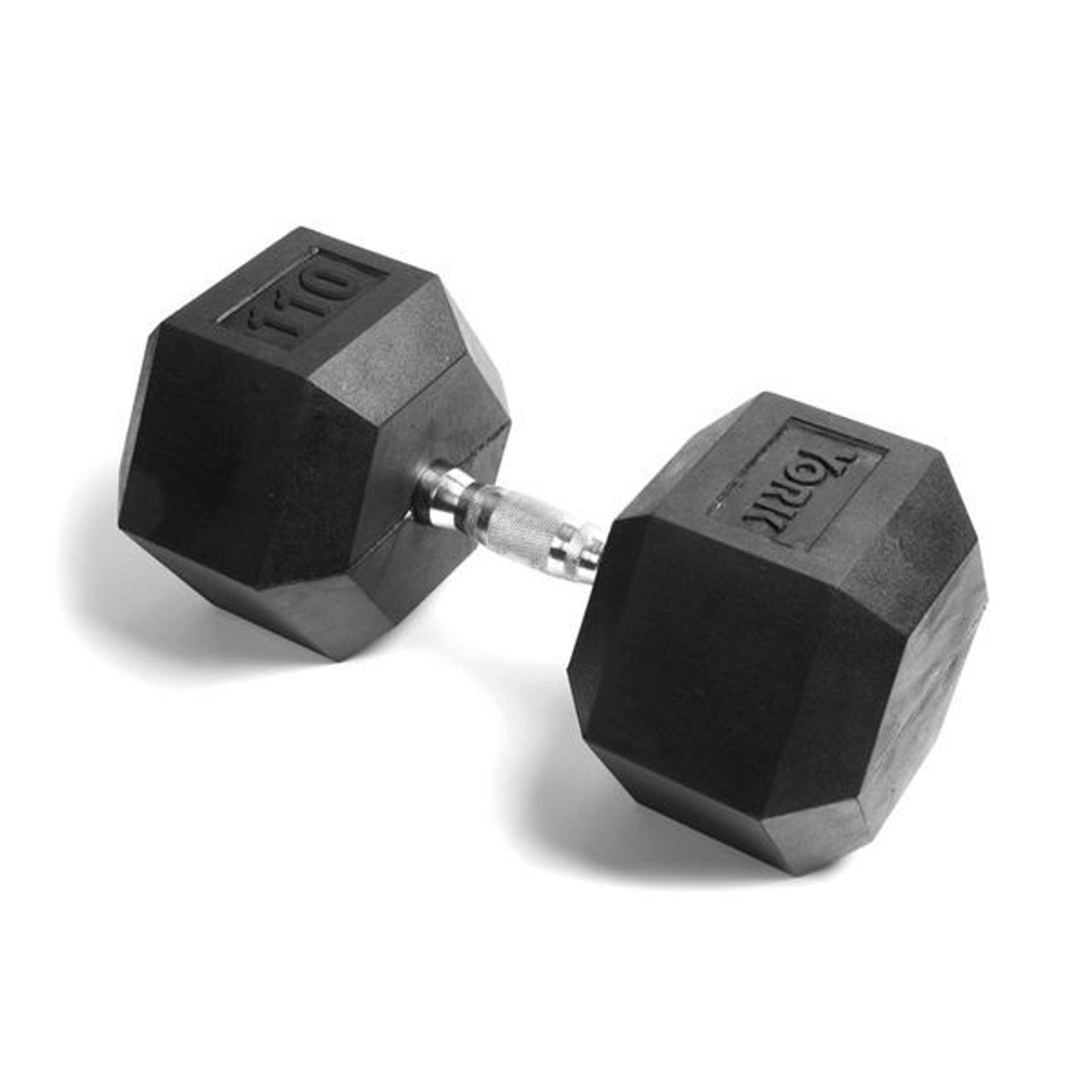 York Rubber Hex Dumbbells