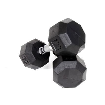 Troy VTX (#SD-R) 8-Sided Rubber Dumbbells