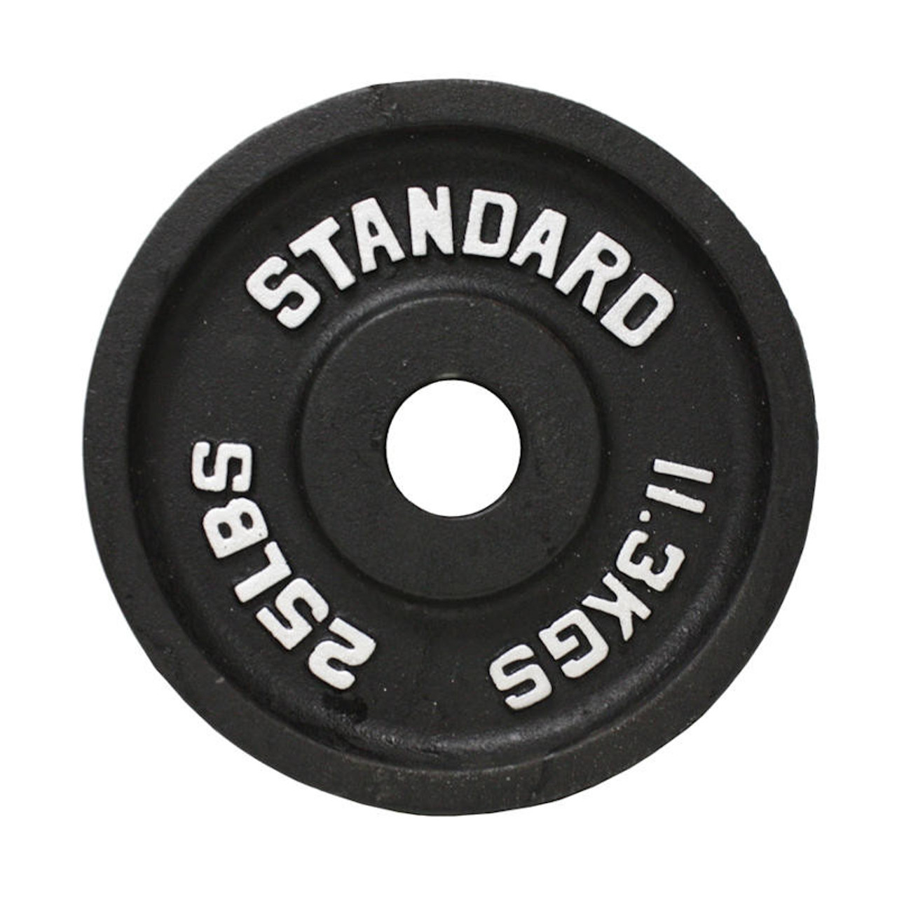 black barbell weight