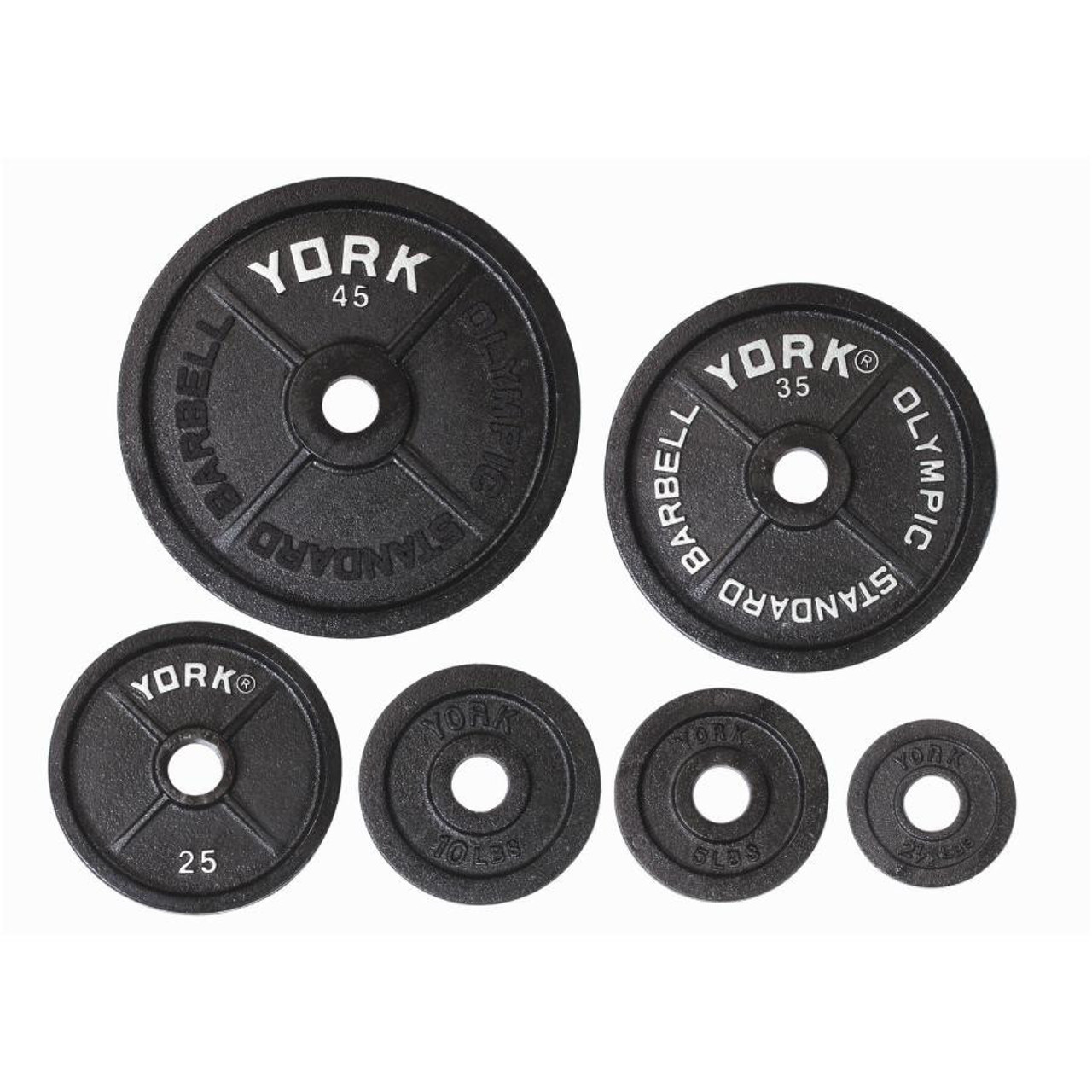 York Legacy Cast Iron Olympic Plates Gtech Fitness