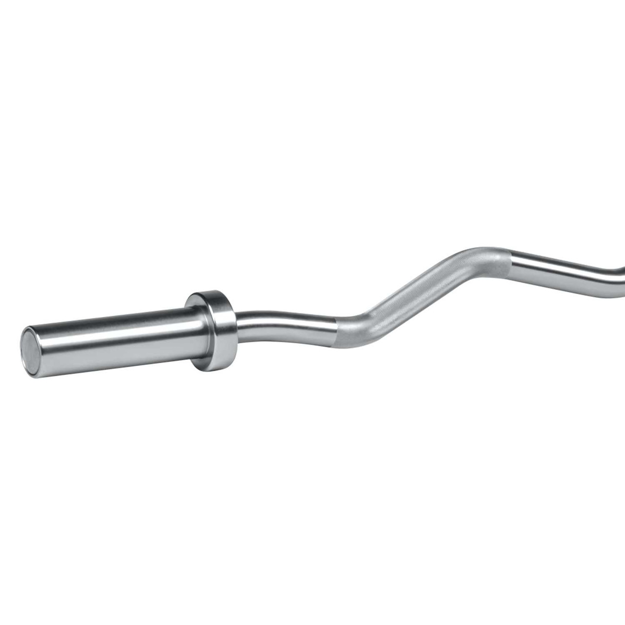 TAG Fitness Olympic EZ Curl Bar | Gym Arm Training Bar
