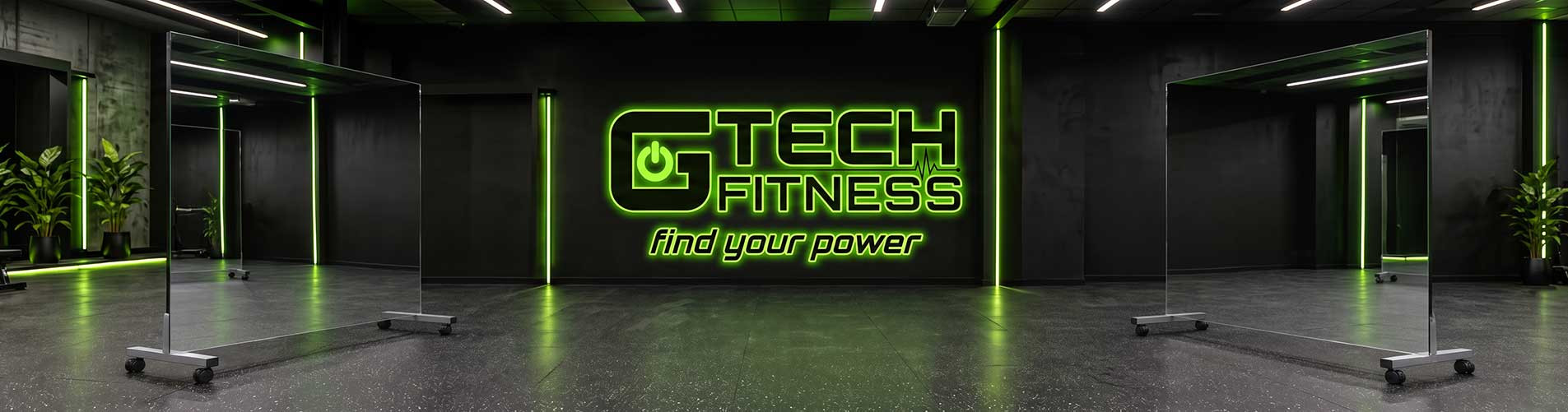 Glassless Mirrors in Fitness Studio