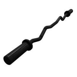 Troy (TOZ-47B) Black Olympic Curl Bar