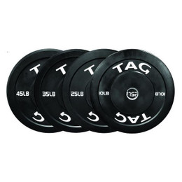 TAG Fitness Rubber Bumper Plates