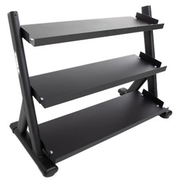TKO (6235-B) 3-Tier Shelf Dumbbell Rack
