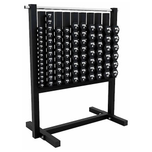 Troy VTX Neoprene Dumbbell Set w/ Rack