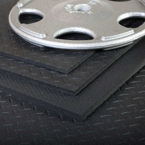 SuperMats 4' X 6' X 1/2 Rubber Floor Mat [06E] - IncrediBody