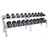 Troy (#TSD-U) Urethane Dumbbell Set & Rack Troy (#TSD-U) Urethane Dumbbell Set & Rack