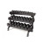 Troy (5-75 lb) 12-Sided Rubber Dumbbells & Rack Troy (5-75 lb) 12-Sided Rubber Dumbbells & Rack
