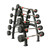 TKO (20-110 lb) Fixed Rubber Barbells & Rack TKO (20-110 lb) Fixed Rubber Barbells & Rack