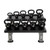 TKO (5-50 lb) Vinyl Kettlebell Set w/ Rack TKO (5-50 lb) Vinyl Kettlebell Set w/ Rack