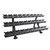 TKO (7052B-BK) 3-Tier Saddle Dumbbell Rack