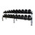Troy Rubber Pro-Style Dumbbell Set & Rack