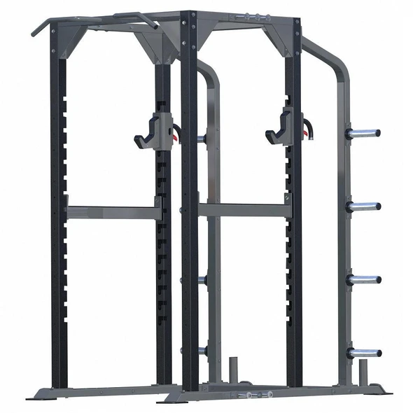 TKO (920PR) Commercial Power Rack w/ Plate Storage