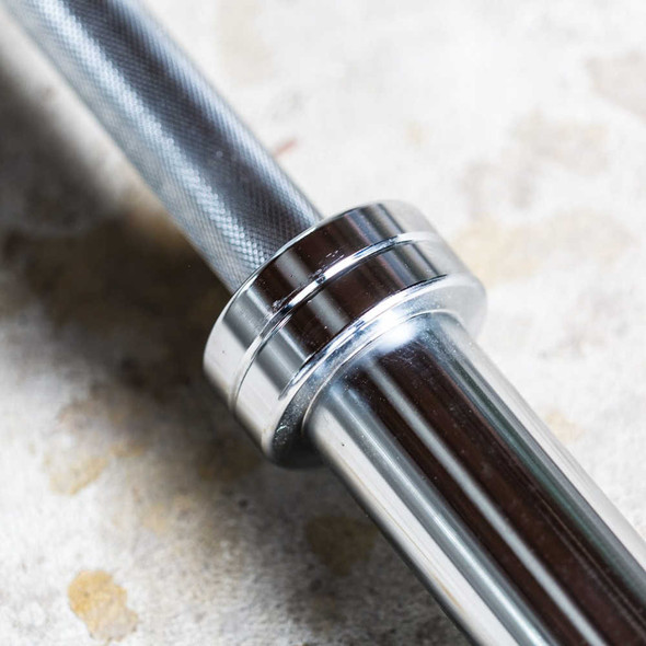 York (32112) 7' Hard Chrome Olympic Bar for Home & Gym Weightlifting