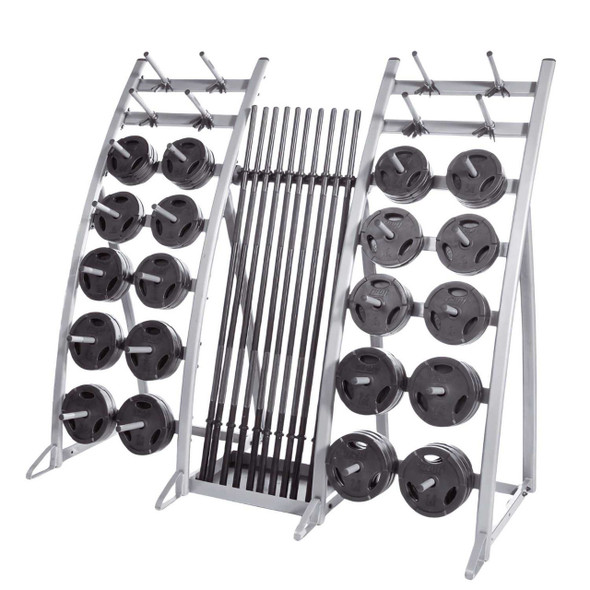 Troy Cardio Pump Weight Set w/ Rack