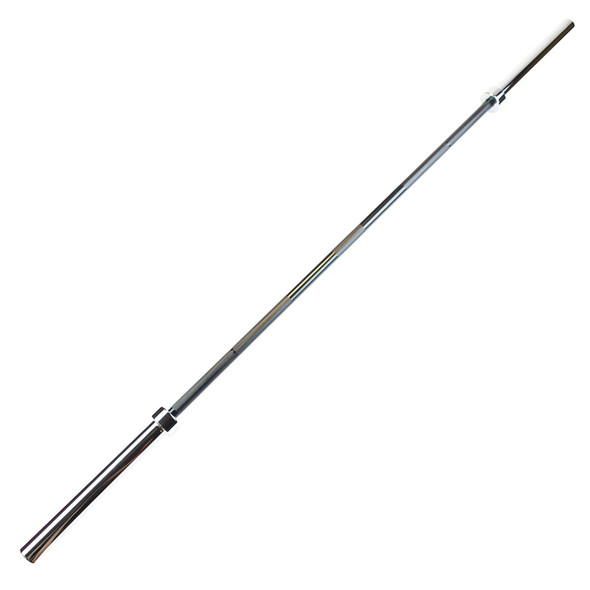Body-Solid OB86B 7-Foot Black Olympic Weight Bar 600 lb Capacity with Medium Diamond Knurling