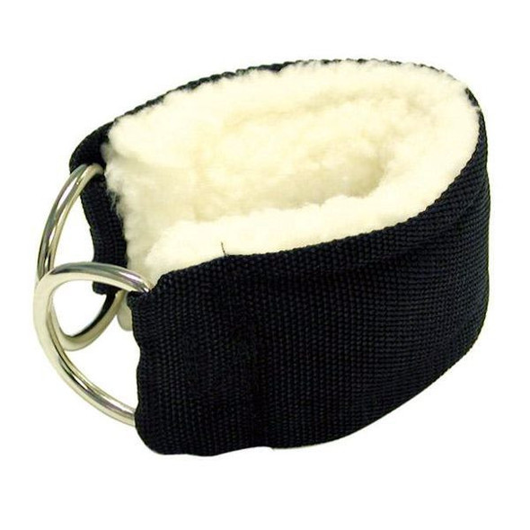 Body-Solid Cable Cuff Attachment Showing Heavy-Duty Nylon and Dual Metal D-Rings