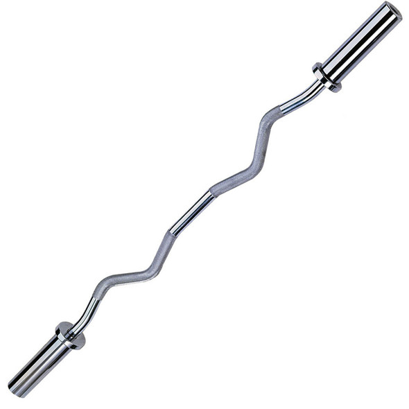 Body-Solid OB47 Compact Chrome Olympic EZ Curl Bar