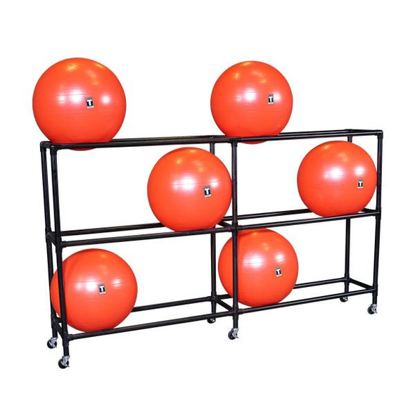 Body-Solid (SSBR200) Stability Ball Rack w/ Wheels