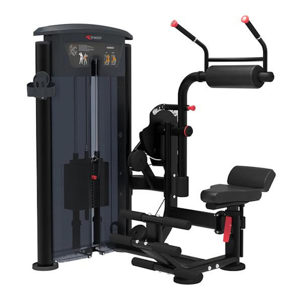 TKO 7064-G2 Selectorized Abdominal and Back Extension Machine