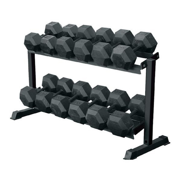 York Barbell (69126) 2-Tier Dumbbell Rack