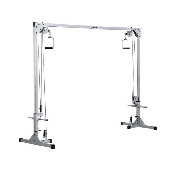 Body-Solid PCCO90X Powerline Home Cable Crossover Plate-Loaded Carriage System and Base