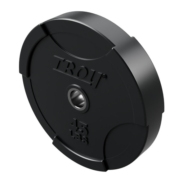 Troy Solid Rubber Bumper Plate - 45 lb