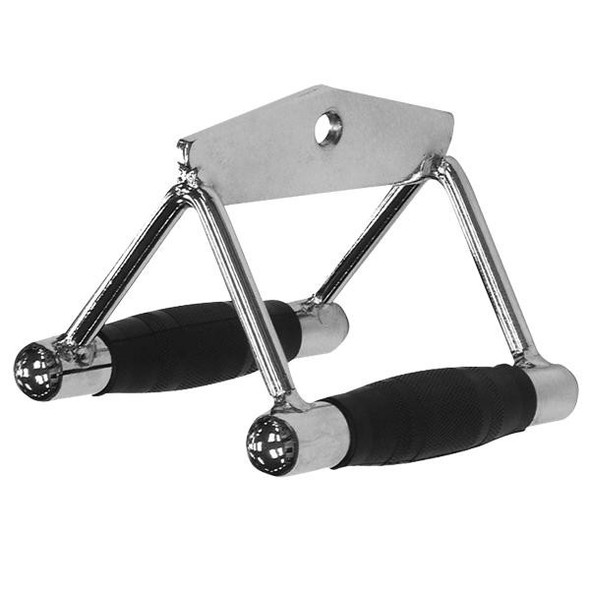 Body-Solid (MB502RG) Chin Triangle Cable Attachment w/ Rubber Grips