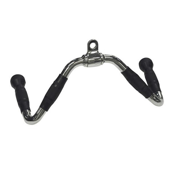 Body-Solid Multi-Grip Cable Bar with Rubber Grips