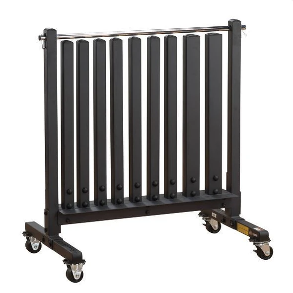 Body-Solid GDR500 High-Capacity Aerobic Dumbbell Rack with Wheels