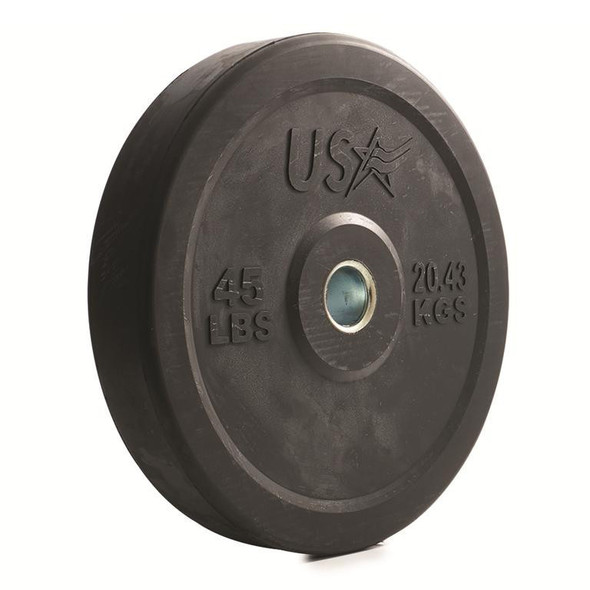 Troy USA Sports Black Rubber Bumper Plates