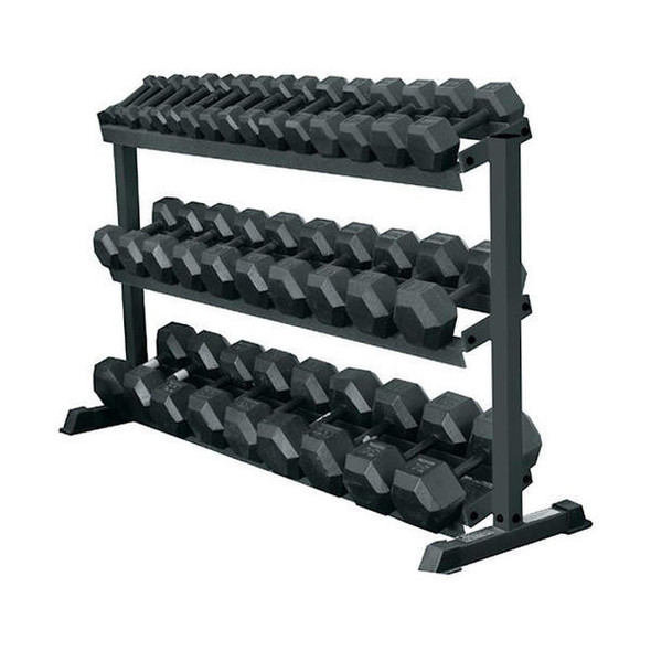 York Barbell (69127) 3-Tier Hex Dumbbell Rack