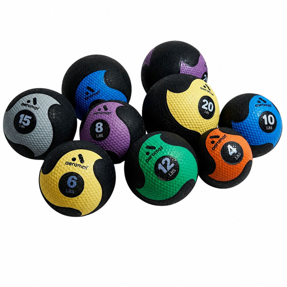 Aeromat Deluxe Rubber Medicine Balls