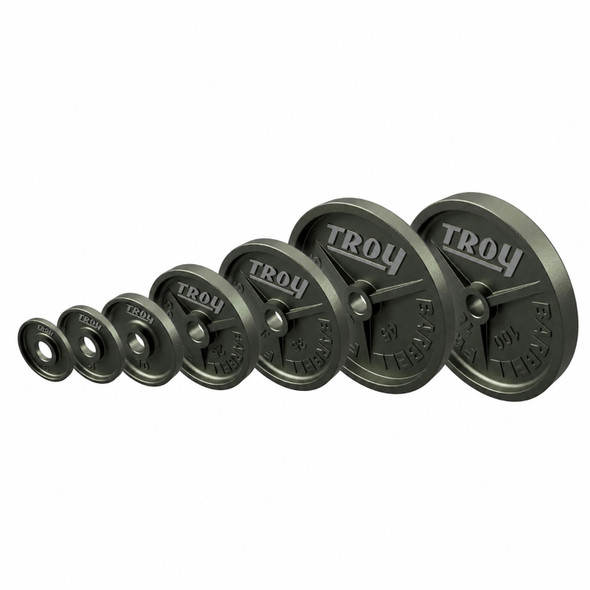 Troy (HO) Gray Machined Olympic Plates w/ Wide Flange