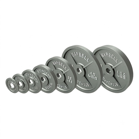 Troy USA Sports Gray Cast Iron Olympic Plates