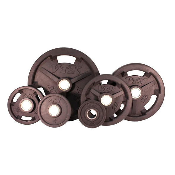 Troy VTX Rubber-Coated Weight Plates w/ Grips